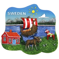 Magnet, motif Sweden