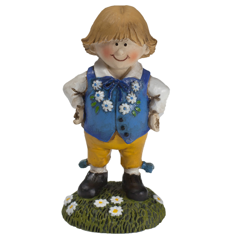 Poly figure, boy, folk costume, 7.5cm