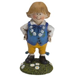 Polyfigur, Junge, Volkstracht, 7,5 cm