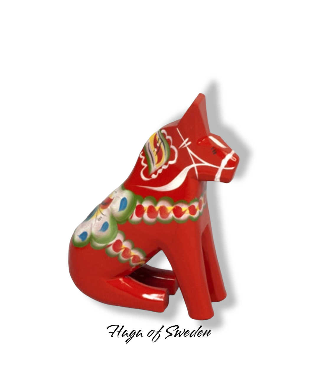 Original Sitting Dala horse, 2 variants