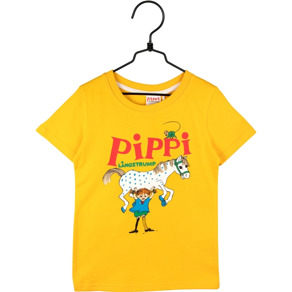 T-Shirt, Pippi Långstrump gul