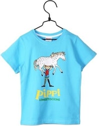 T-Shirt, Pippi Longstocking blue