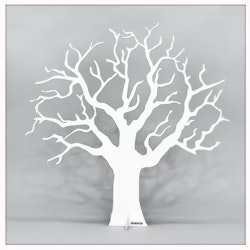 Ödesträd, vit