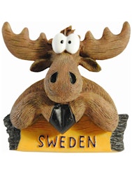 Magnet funny moose, Sweden, 7x6 cm