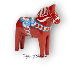 Original Dala horse:  Red color