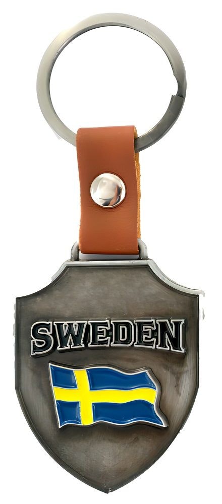 Nyckelring sköld svensk flagga - Haga of Sweden