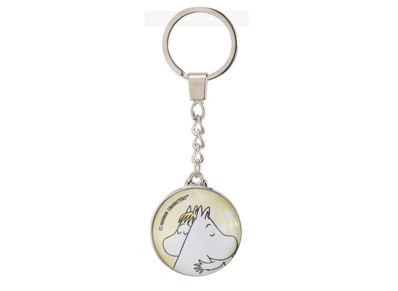 Keychain: Moomin Love, Yellow