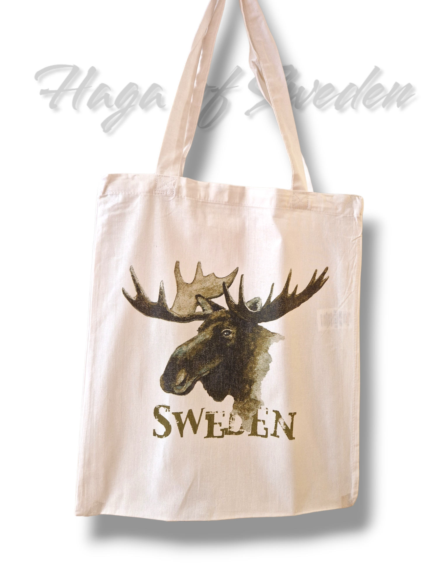 Cloth bag, moose head