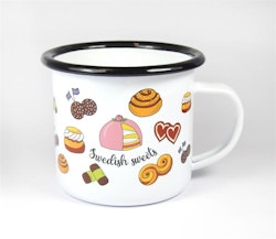 Enamel mug, Swedish Sweets
