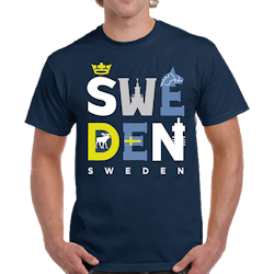 T-shirt Sweden Ny design