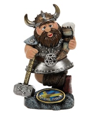 Figur: Viking med hammare & horn
