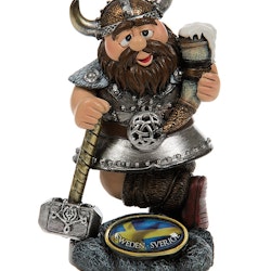 Figur: Viking med hammare & horn