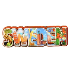 Magnet Sweden 2D Text