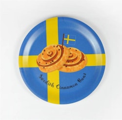 Glasunderlägg kant, Swedish Cinnamon Buns