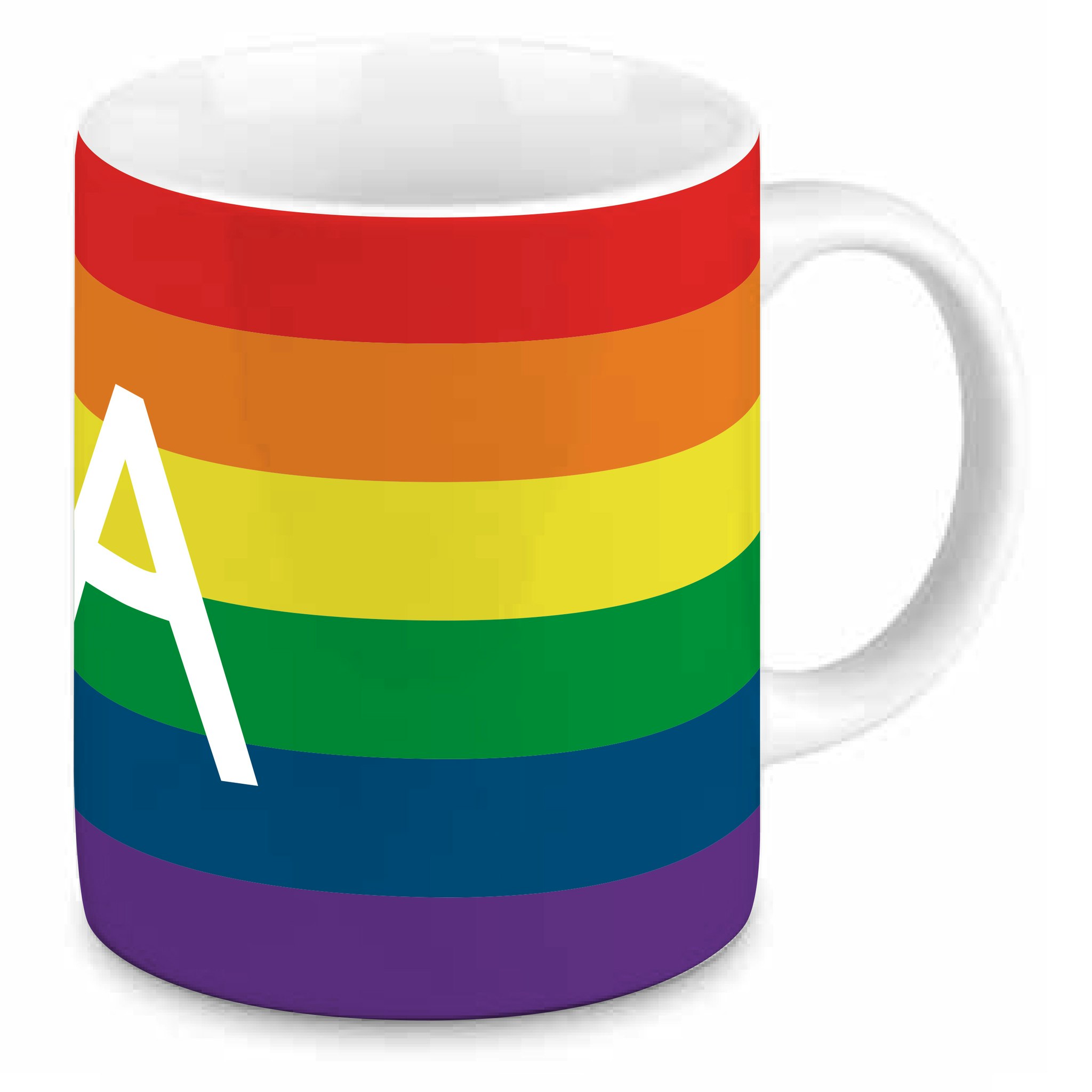 Mug, FIKA, (Green/Blue/Pink/Black/Red/Turquoise/Yellow and Pride)