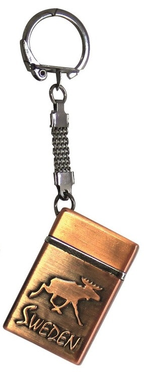 Nyckelring tändare, metall - Haga of Sweden