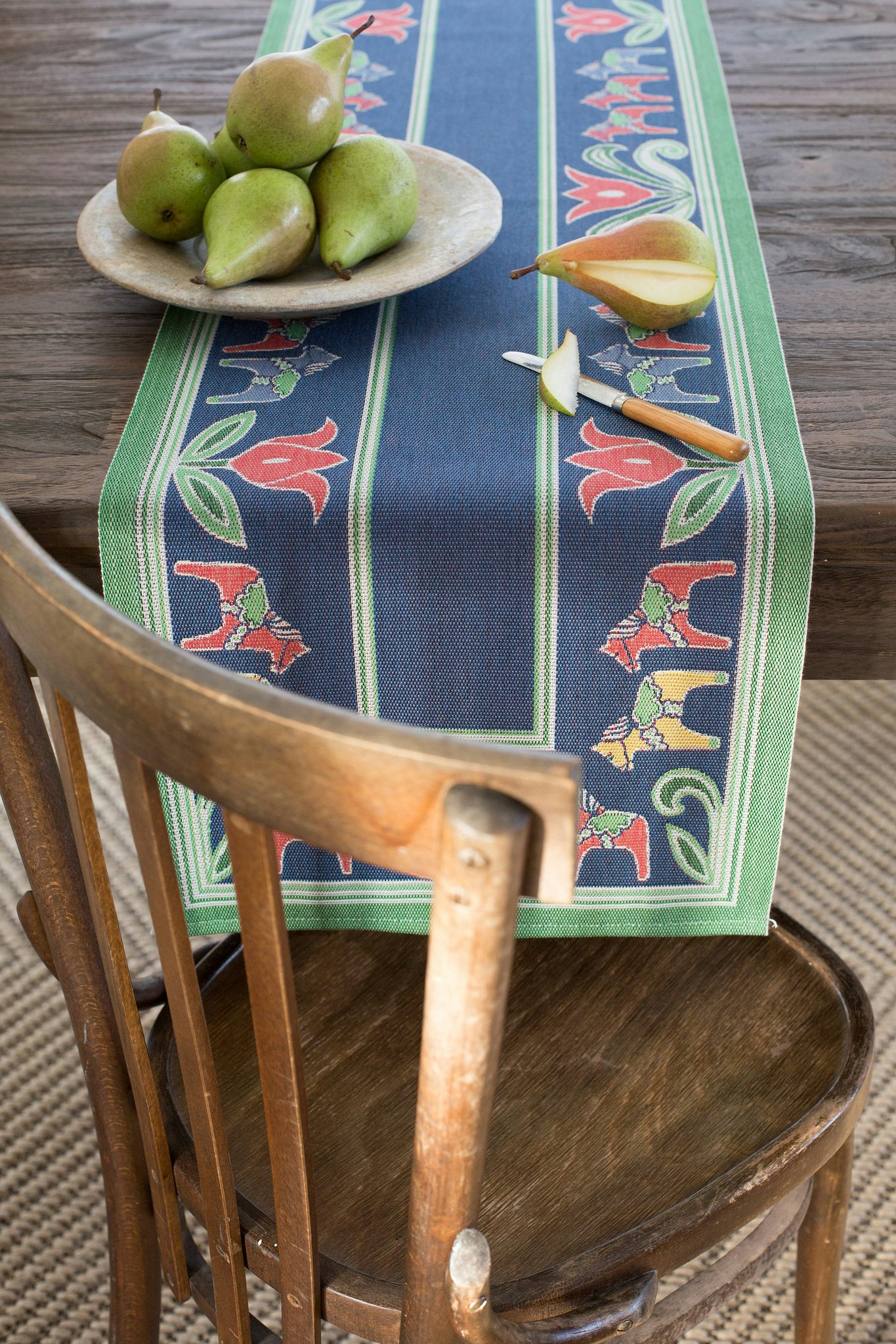 Dalatulpan table runner 35X120, 100% Organic Cotton