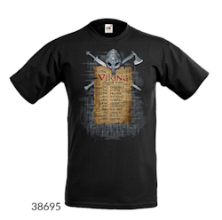 T-shirt Viking World Tour, Black