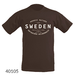 T-shirt Sweden Backcountry, Brun