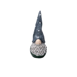 Decorative Santa green H.12cm