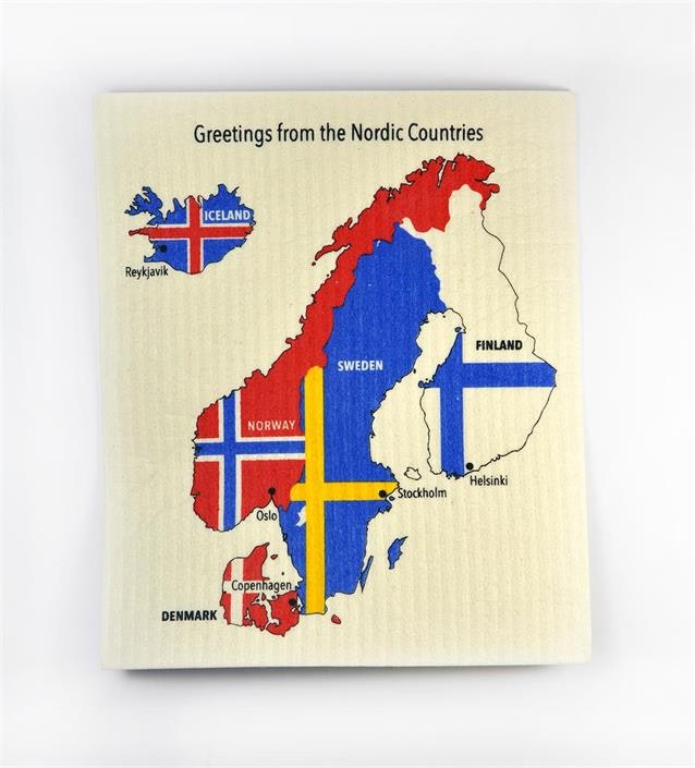 Disktrasa, Nordic Countries, 17x20 cm