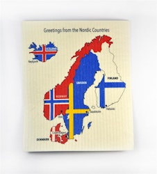 Disktrasa, Nordic Countries, 17x20 cm