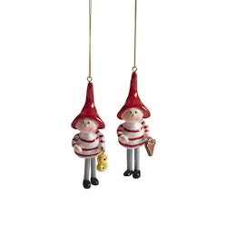 Christmas tree pendant Tusse, H.8.5cm