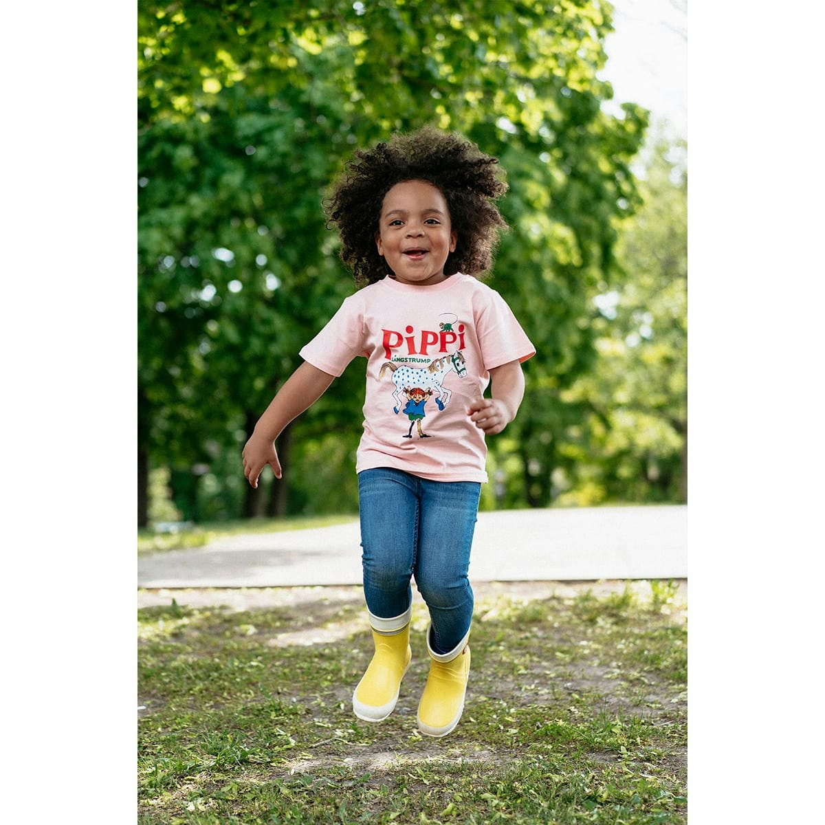 T-Shirt, Pippi Långstrump rosa