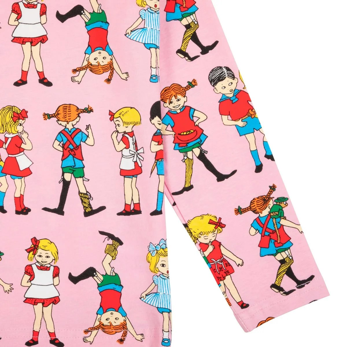 Tröja Pippi med vänner, rosa
