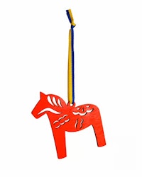 Christmas tree pendant, Dala horse