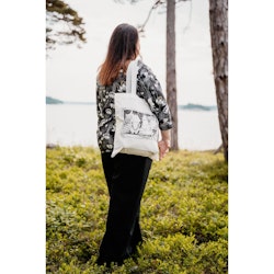 Family eco bag white