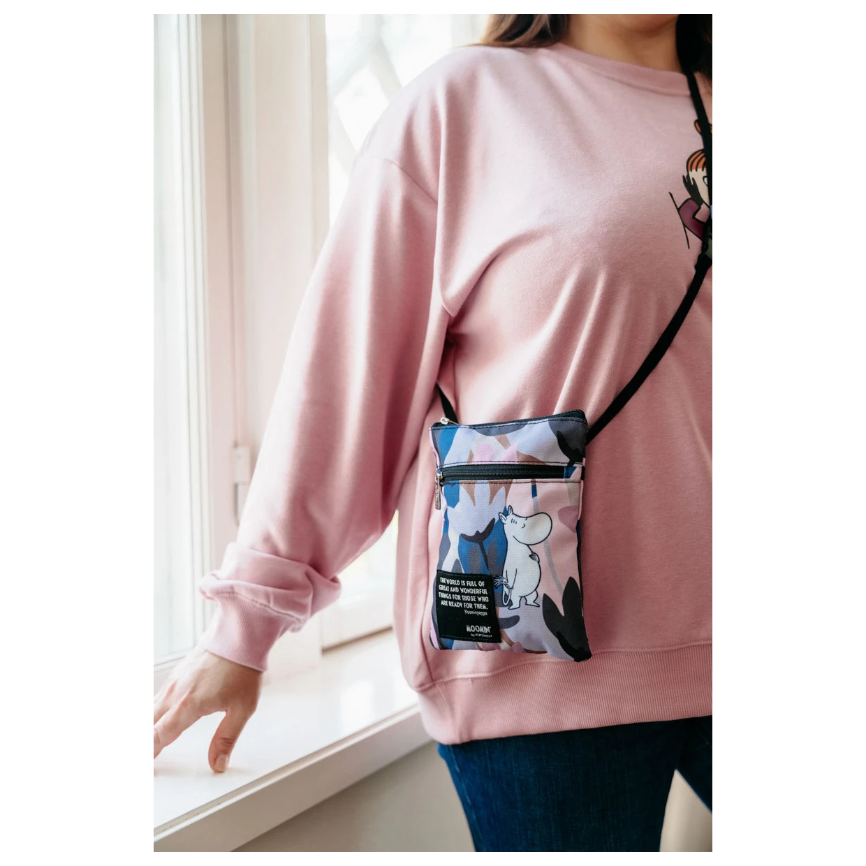 Mumin Tutto Umhängetasche in süßem Pink (30 % Rabatt)