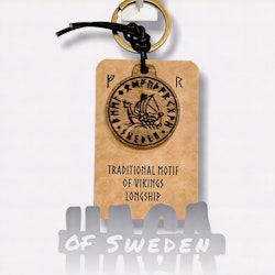 Handgjorda nyckelring av trä
