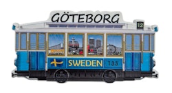 Spårvagn 3D magnet, Göteborg