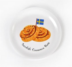 Glasunderlägg kant, Swedish Cinnamon Buns