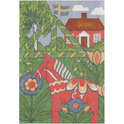 Folkfest handduk 35X50, 100% Ekologisk Bomull