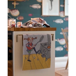 Pannkakskaos, Pippi Långstrump 40x60, 100% Ekologisk Bomull