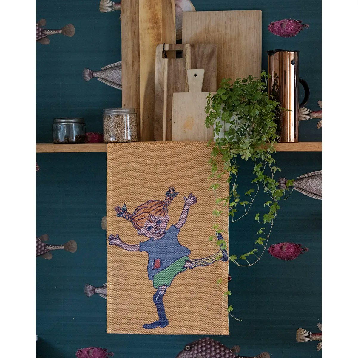 Pippi Långstrump 40x60, 100% Ekologisk Bomull