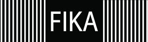 Emaljmugg, Fika svart/vitt med ränder