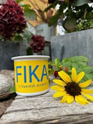 Emaljmugg, Fika swedish moment