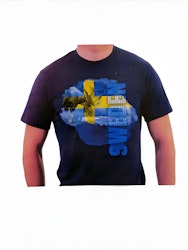 T-shirt, Moose, Sweden, Navy color