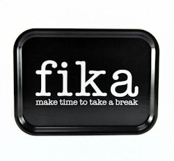 Tray make time FIKA Black/white