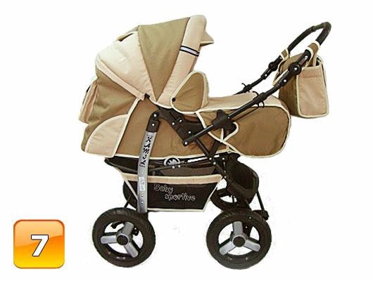 Barnvagn,Liggdel + Bilbarnstol + Babylift - 3in1 KAMIL