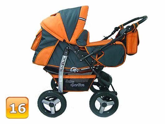 Barnvagn,Liggdel + Bilbarnstol + Babylift - 3in1 KAMIL