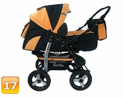 Barnvagn,Liggdel + Bilbarnstol + Babylift - 3in1 KAMIL