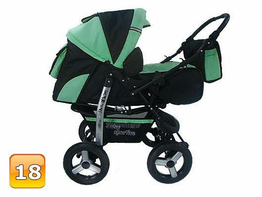 Barnvagn,Liggdel + Bilbarnstol + Babylift - 3in1 KAMIL