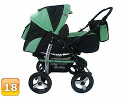 Barnvagn,Liggdel + Bilbarnstol + Babylift - 3in1 KAMIL