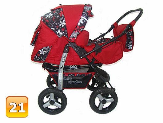 Barnvagn,Liggdel + Bilbarnstol + Babylift - 3in1 KAMIL