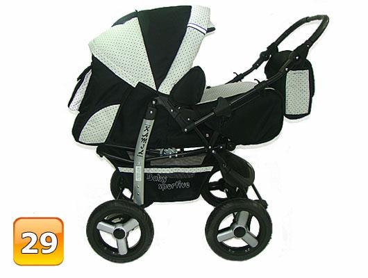 Barnvagn,Liggdel + Bilbarnstol + Babylift - 3in1 KAMIL