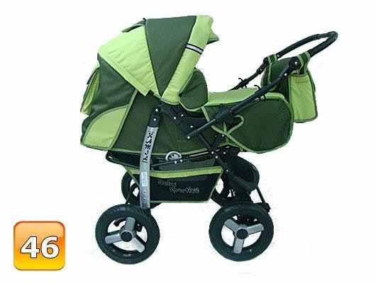 Barnvagn,Liggdel + Bilbarnstol + Babylift - 3in1 KAMIL